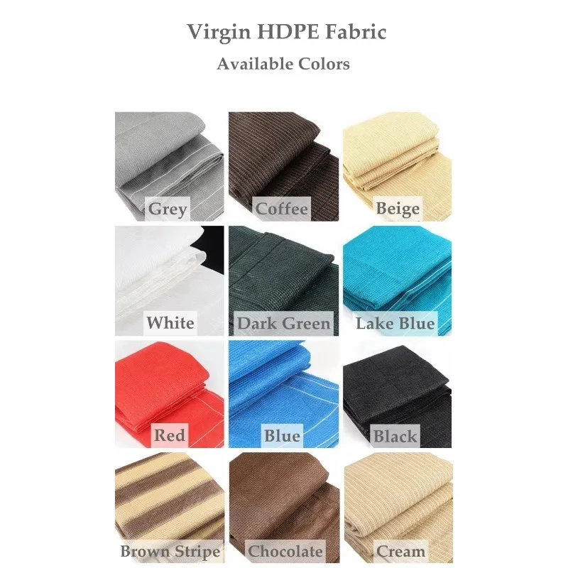 Thickened HDPE UV protection sunscreen for balcony garden fence canopy custom size security privacy screen