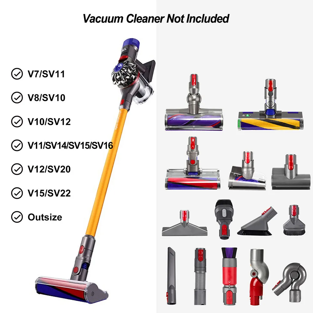 For Dyson V7 V8 V10 V11 V12 V15 Vacuum Cleaner Place Brush Head Nozzle Cleaning Accessories Bracket Storage Shelf Tools Holder