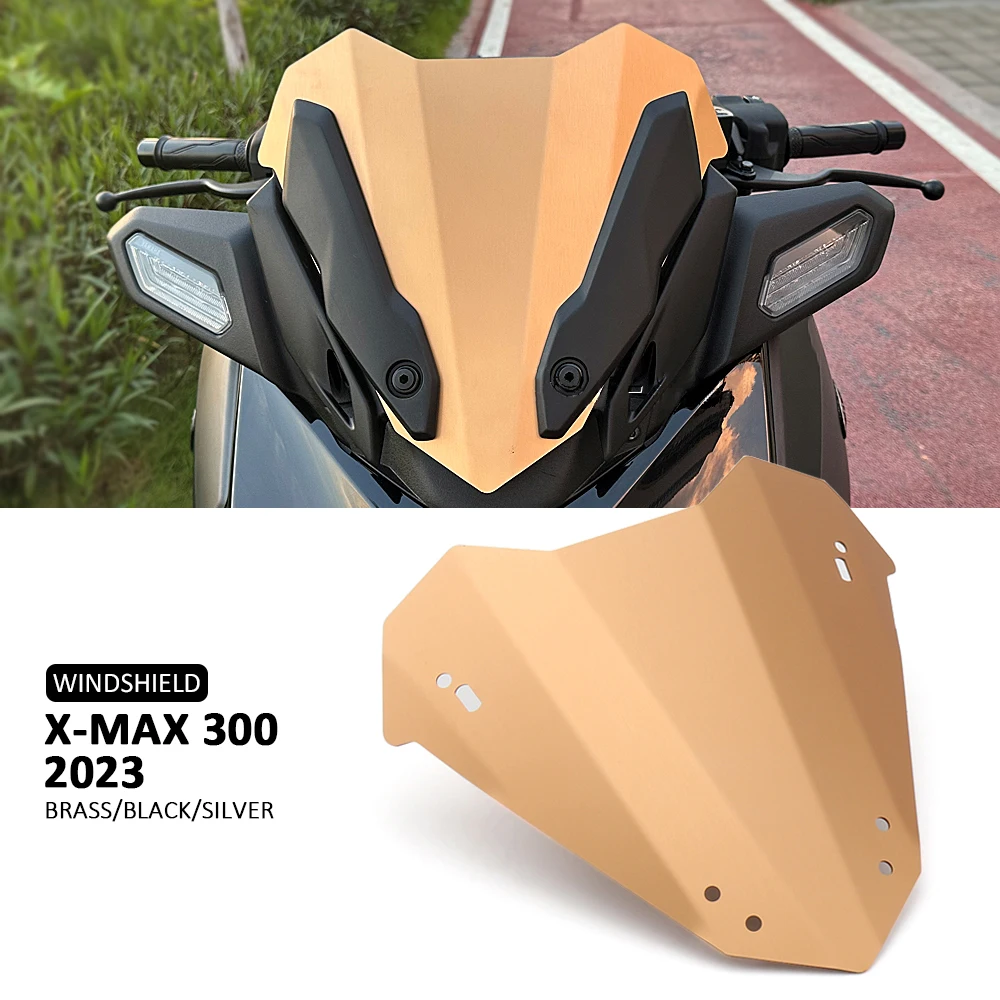 For YAMAHA XMAX300 XMAX 300 X-MAX300 2023 Motorcycle Accessories Front Windshield Windscreen Windproof Air Wind Screen Deflector