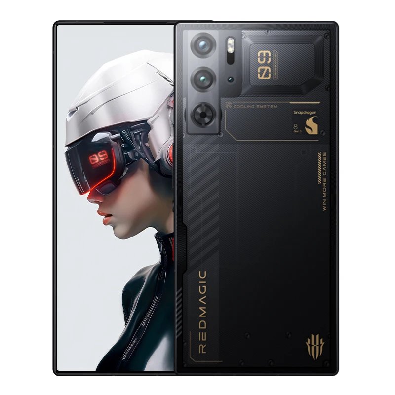 Original Global version RedMagic 9 Pro 5G 6.8inch phone Q9 + full flat FHD + gaming phone Snapdragon 8 Gen 3 6500mAh 50MP NFC