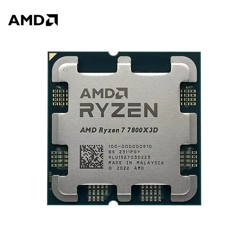 معالج AMD Ryzen 7 7800X3D 4.2 جيجا هرتز L3=96 متر 120 وات 8-Core 16-Thread R7 7800X3D مقبس AM5 5NM DDR5 ولكن بدون مروحة #5