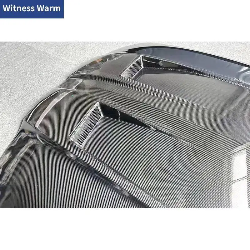 لسيارات BMW M3 G80 M4 G82 ألياف الكربون الجبهة هود الوفير محرك بونيه يغطي 2022-2025 #3