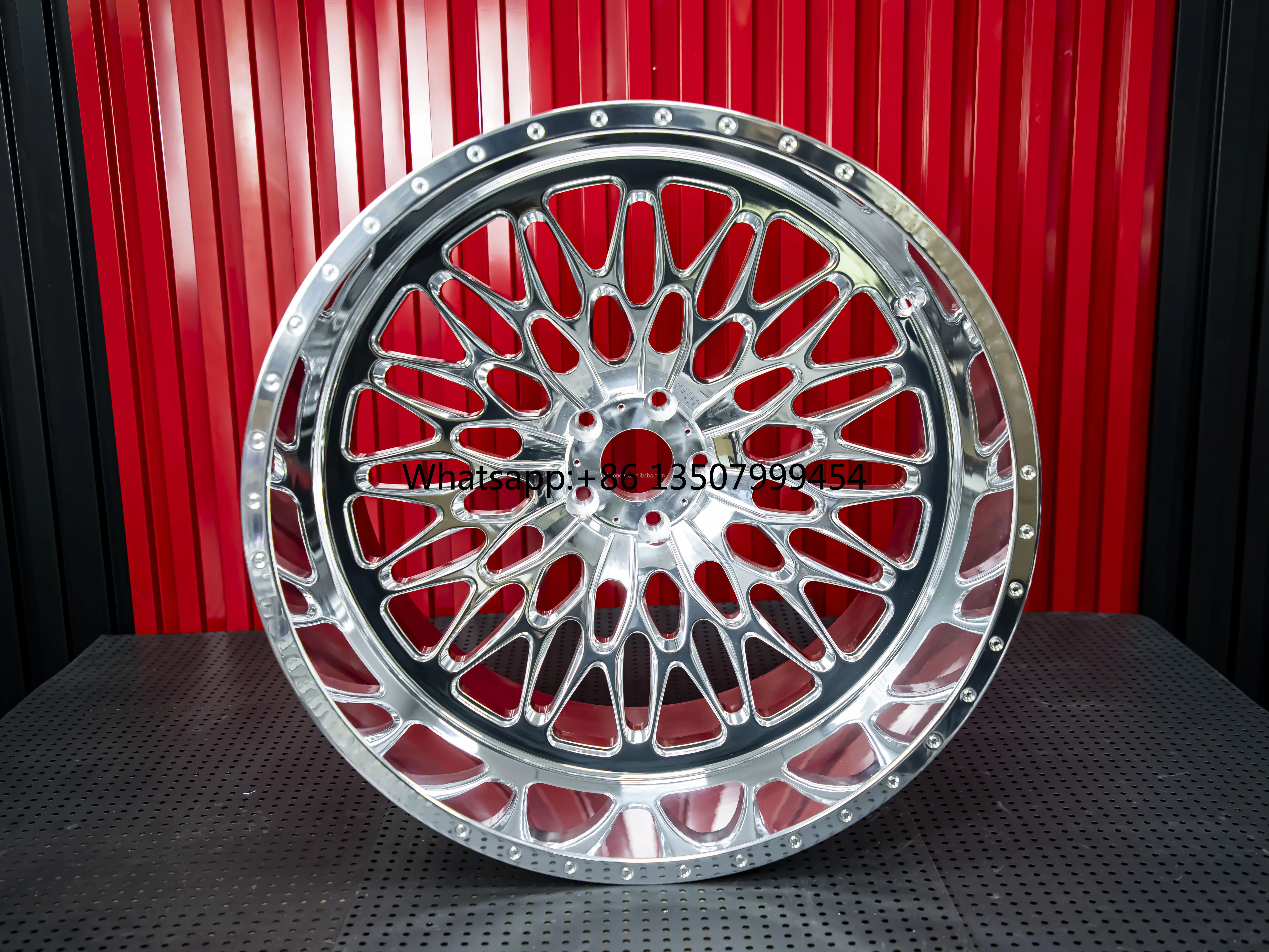 

High Quality Fully Polished Deep Concave Design 2-Piece Multi Spoke Design Forged Wheel for F150
