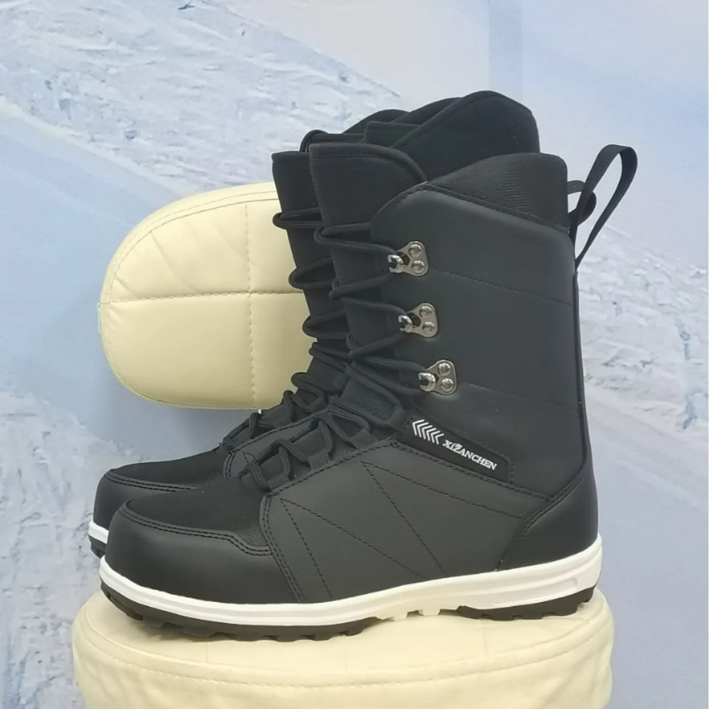 

Snowboard Ski Boots New Lace-up All-round Novice Unisex Outdoor Sports Jumping Platform