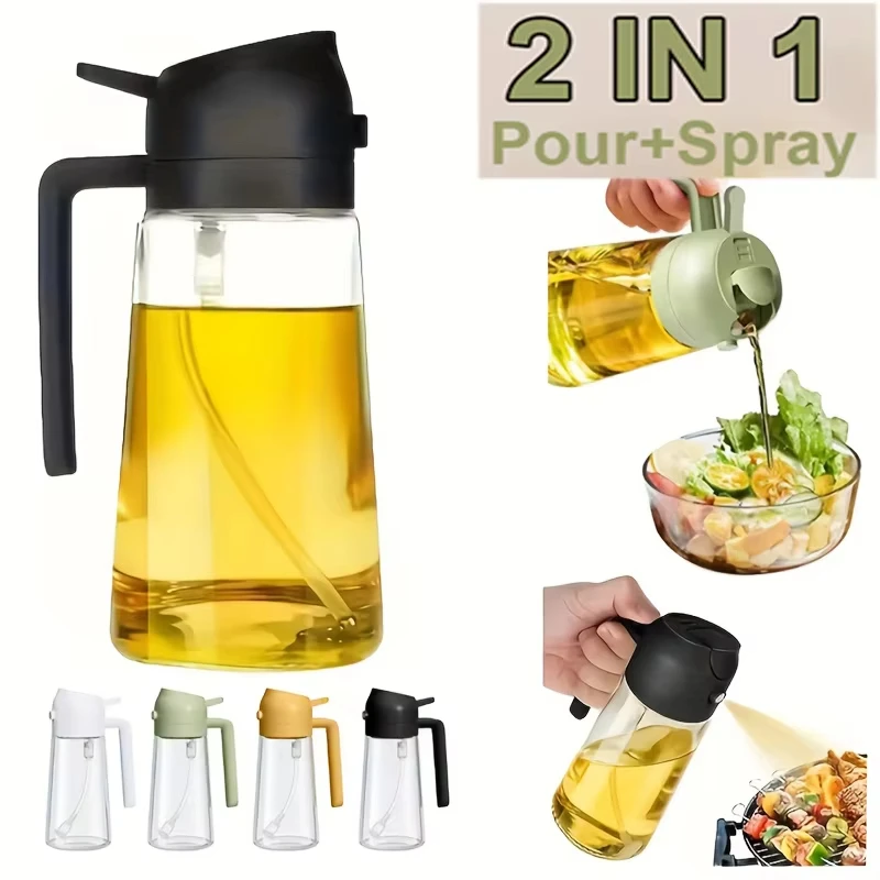 

2 In 1 Olive Oil Spray Camping Squirt Oil Spray Bottle Bottle Sauce Bottle Squirt Oil Dispenser Kitchen Kitchens Accessories ﻿