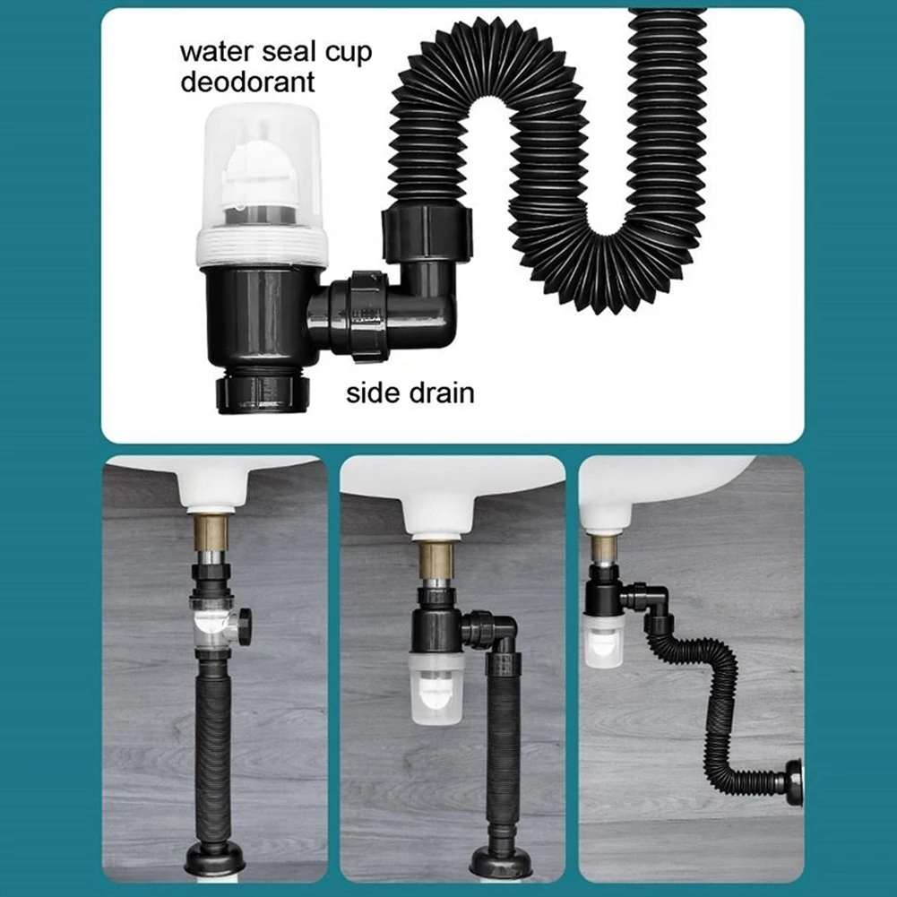 

Bathroom Accessories Sewer Drain Sink Hose Hose Strainer Sink Strainer Drain Pipe Drain Pipe For Kitchen Hose Strainer