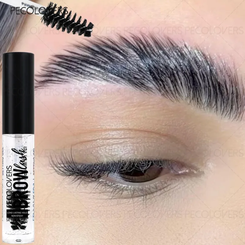 1 Pc Natural Eyebrow Styling Gel & Eyebrow Cream, with Brush, Strong Holding Eyebrows Styling Soap, Natural 3D Eyebrow Look
