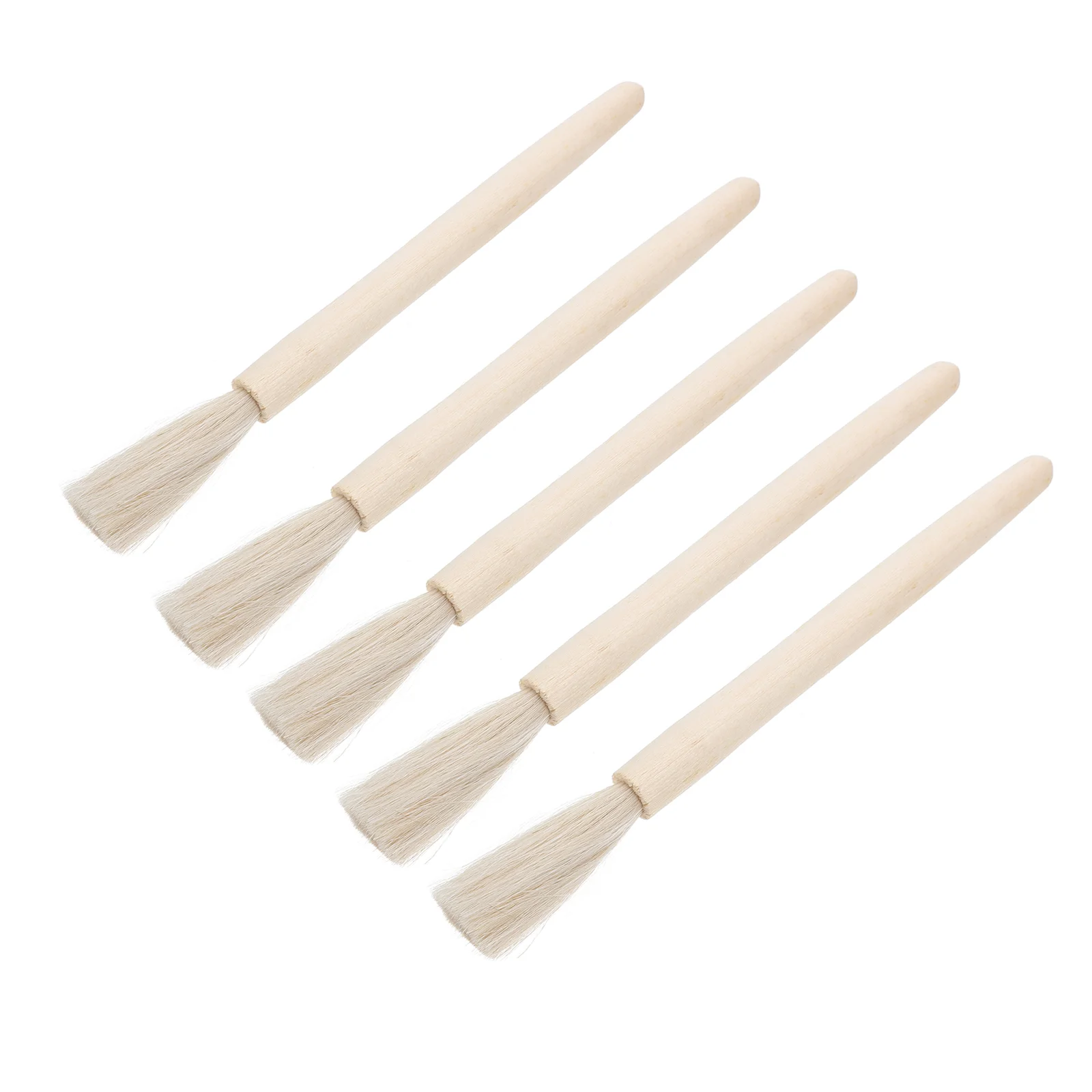 5 Pcs Portable Coffee Machine Laboratory Brush Cleanser Scale Wooden Experiment School Balance Cleaning