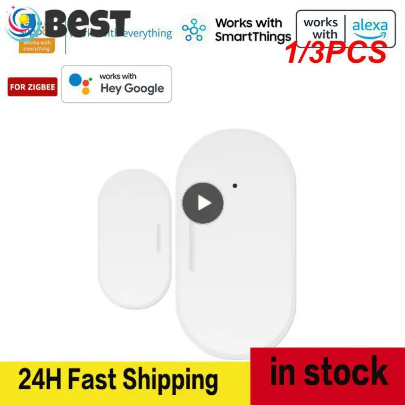 

1/3PCS Door Sensor Window Open/Close Detectors With Alarms Smart Home Security Protection Works With Alexa