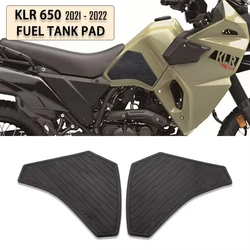 KLR 650 Accessories for Kawasaki KLR650 2021-2022 Motorcycle Fuel Tank Pads Knee Grips Anti-slip Sticker Rubber Protection Decal
