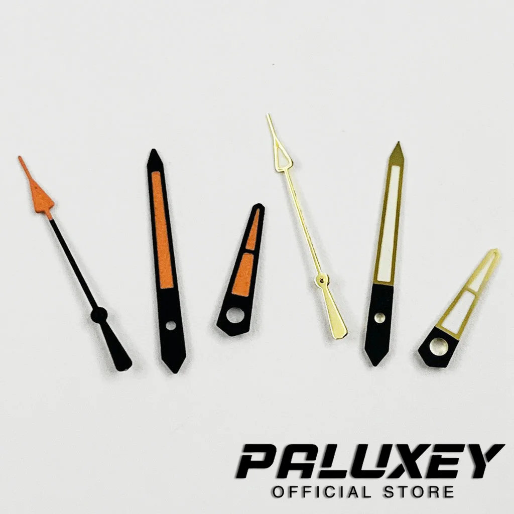 ساعات مضيئة مؤشرات ، يد ، ذهبي ، أسود ، برتقالي ، أخضر ، NH35 ، NH36 ، 4R ، 7S حركة ، NH35