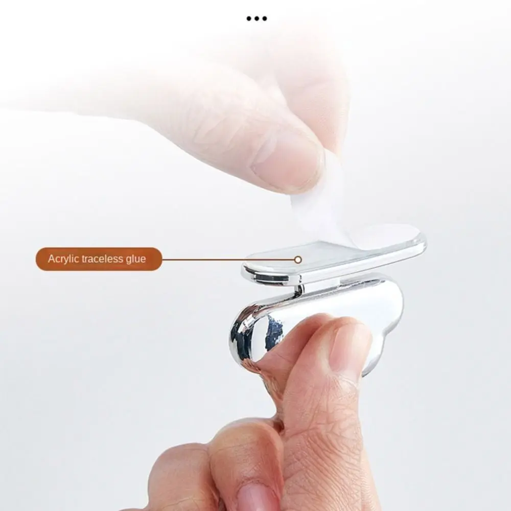 2 pezzi sollevatore per coperchio WC autoadesivo supporto per maniglia per sedile WC antiscivolo anti-sporco evitare toccando sollevatore per WC