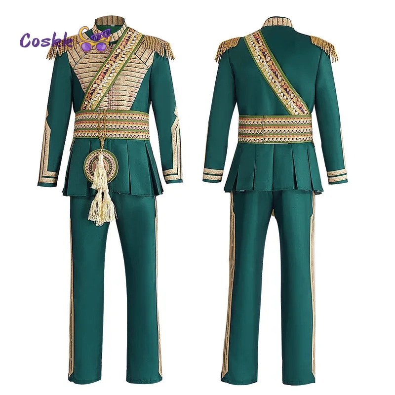 

Костюм для косплея «Принц Фийеро», сезон 2, зеленая униформа, карнавальная одежда на Хэллоуин