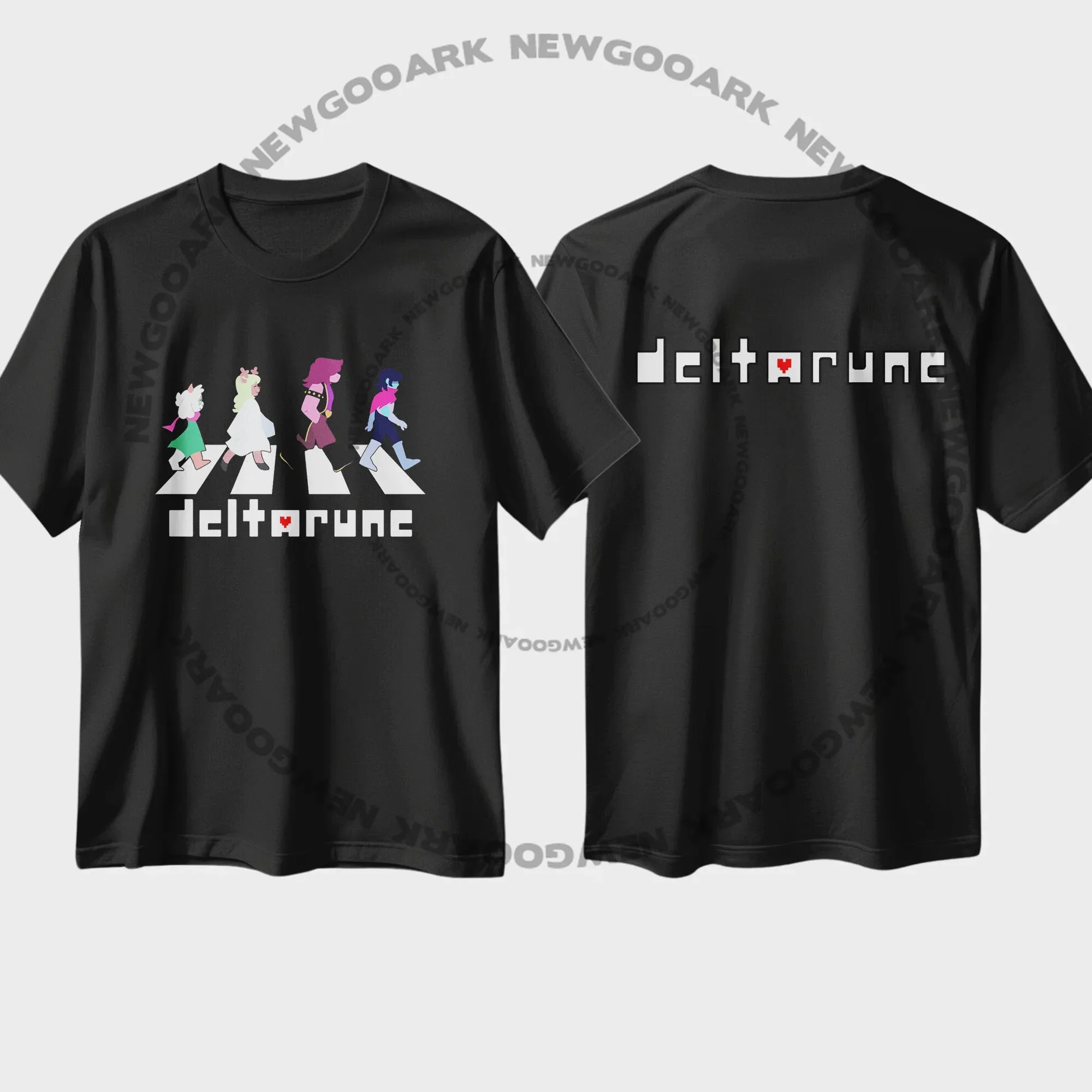 لعبة تي شيرت Deltarune كريس هدية مطبوعة جرافيك للجنسين قطن رقبة مستديرة للرجال والنساء ملابس الشارع تي شيرت بأكمام قصيرة قابلة للتنفس #4