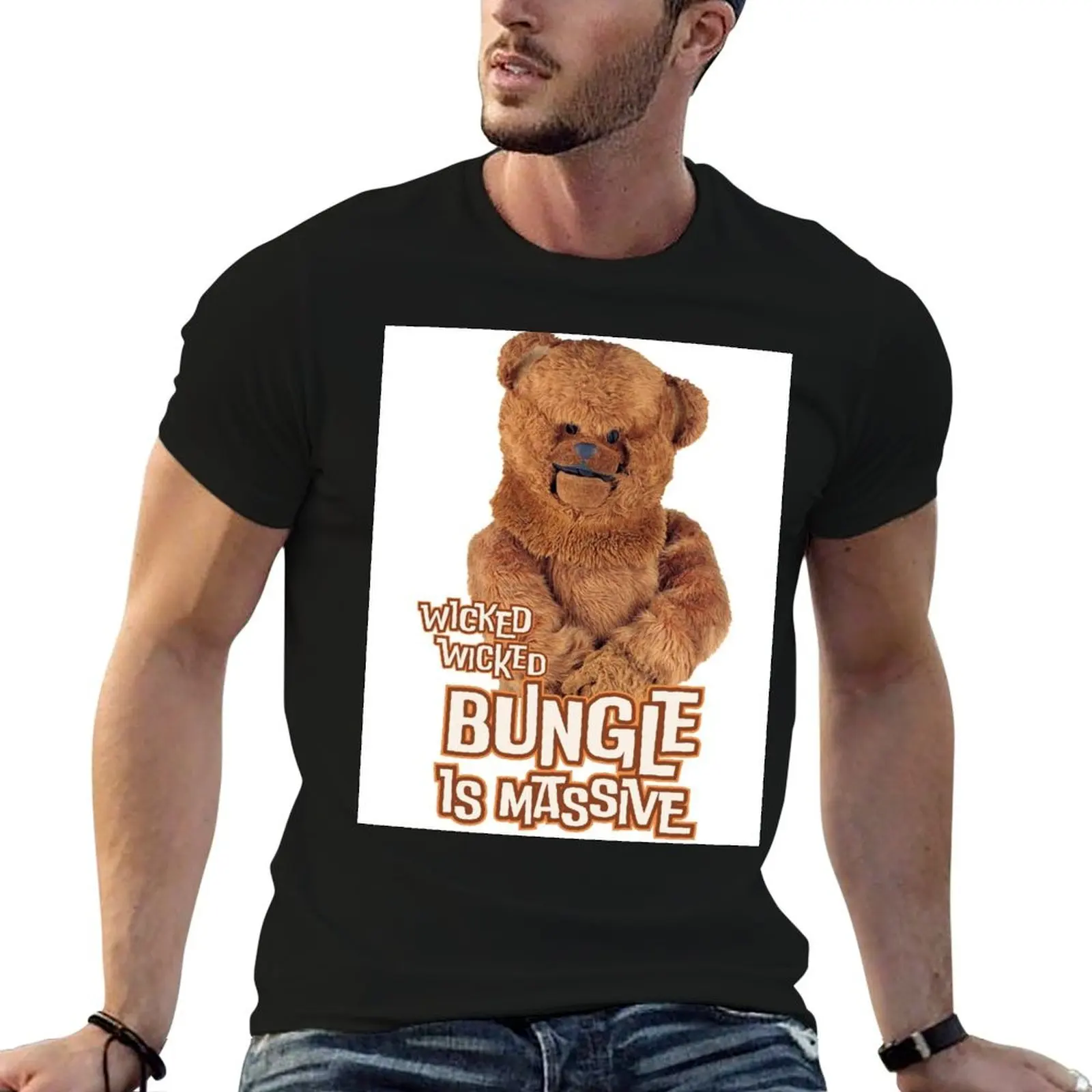 

Wicked Wicked! Bungle is massive T-Shirt mens graphic t shirts anime t shirts oversize t shirt man cotton T-Shirt