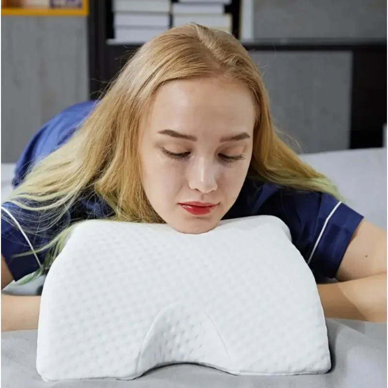 Couple's Double Hug Pillow, Zero-Pressure Slow-Rebound Memory Foam Pillow