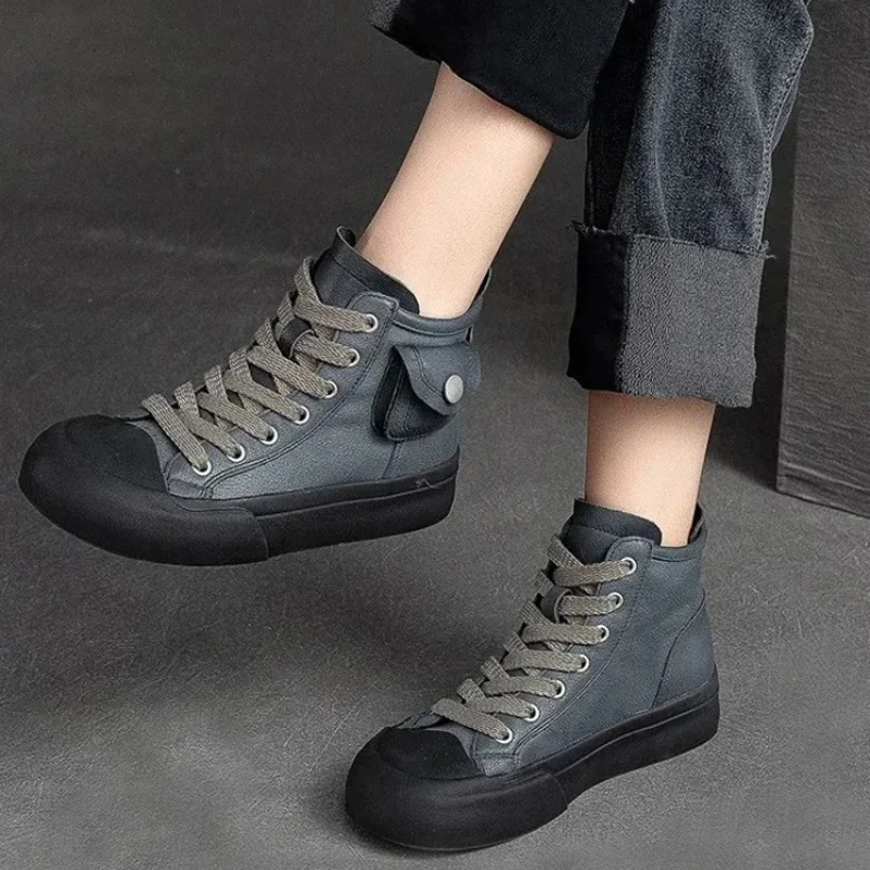 2025-otono-invierno-nuevos-zapatos-de-plataforma-plana-con-cordones-retro-cuero-genuino-suela-gruesa-punta-redonda-zapatos-casuales-de-mujer