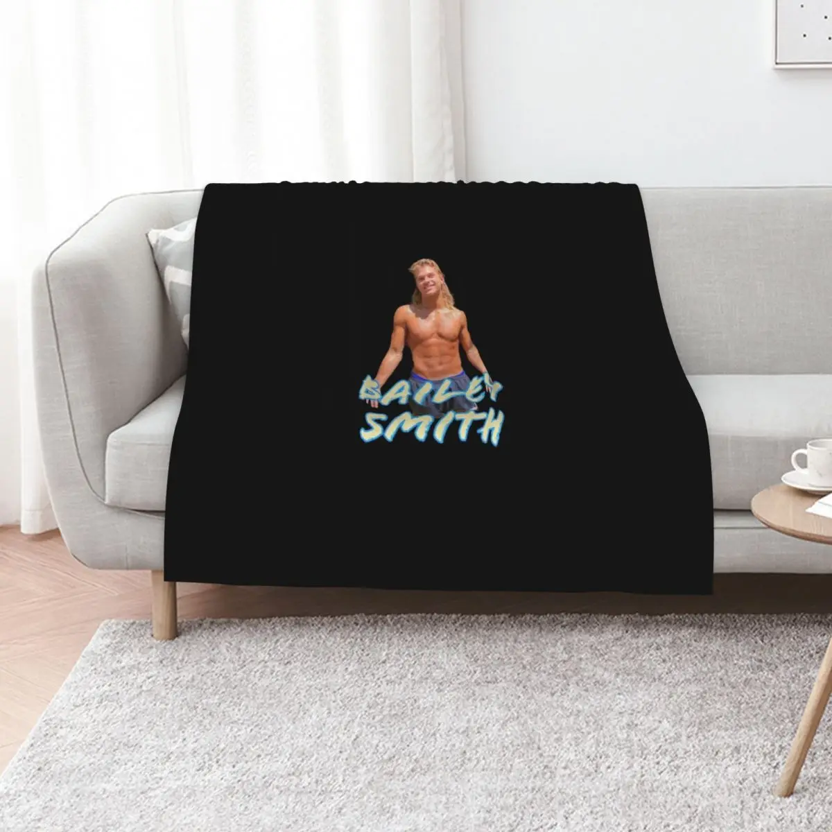 Bailey Smith Throw Blanket Softest Personalized Gift Thermal Blankets For Baby Bed Fashionable Moving Blankets
