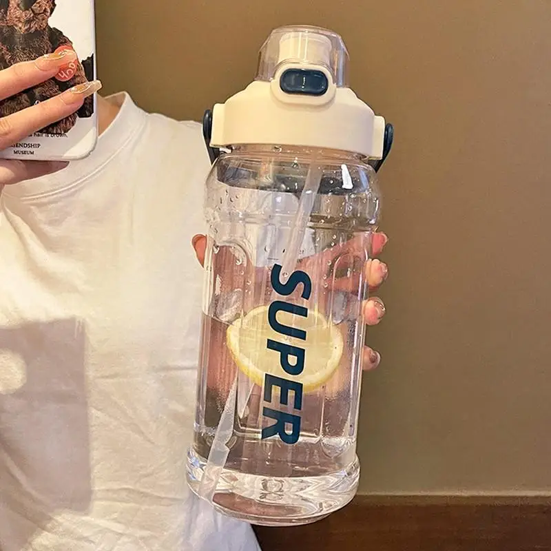 Large Capacity 2000ml Sport Water Bottle High Temperature Resistant Men's Tumbler Cup Durable Water Container for Men And Women