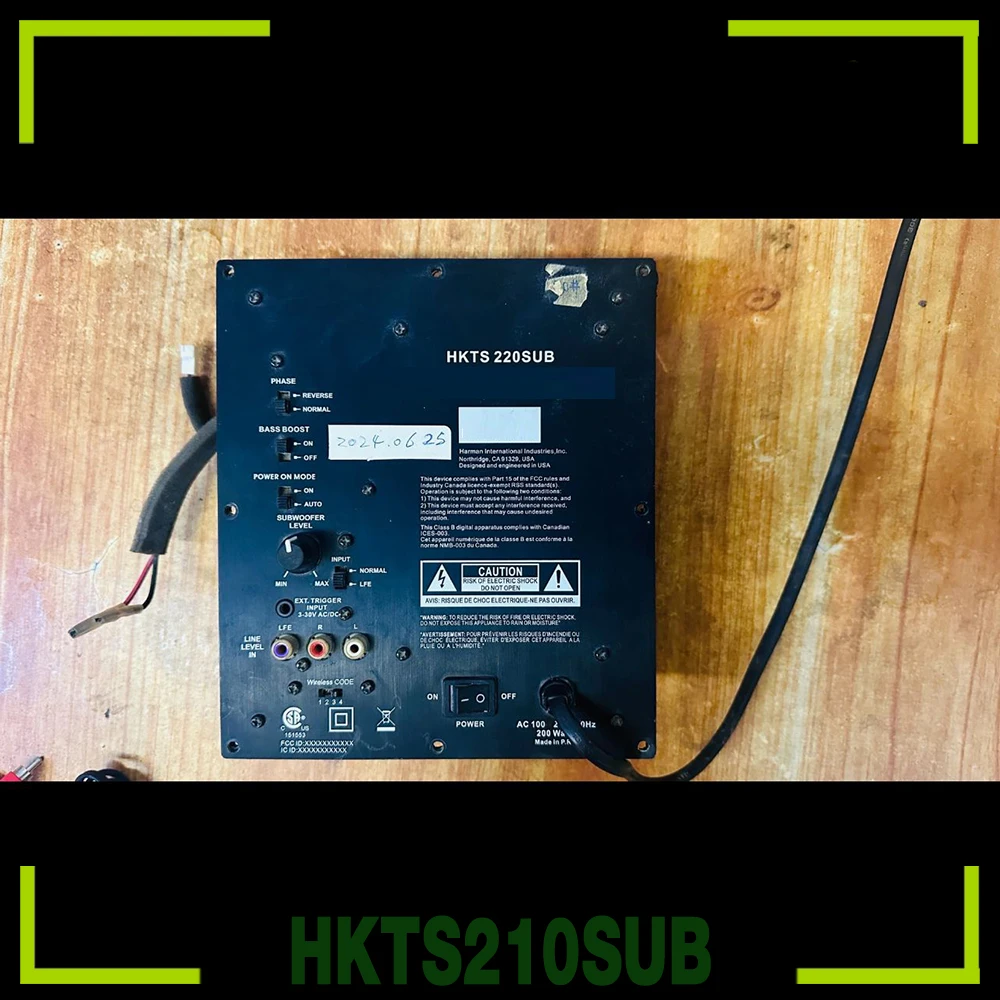 Плата усилителя 220SUB Для Harman Kardon, 200 Вт, 120 В, hkts 220SUB 8 дюймов, внешний сабвуфер, размер 200*175 мм, открытие 154*178 мм