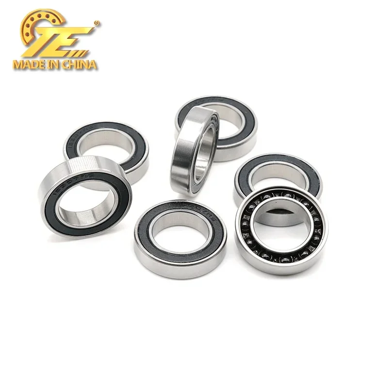 China TE Bearings17287-2RS hybrid ceramic bearing 17*28*7mm, 1PCS ABEC-7 17287 RS bicycle bearing, mountain bicycle bearing