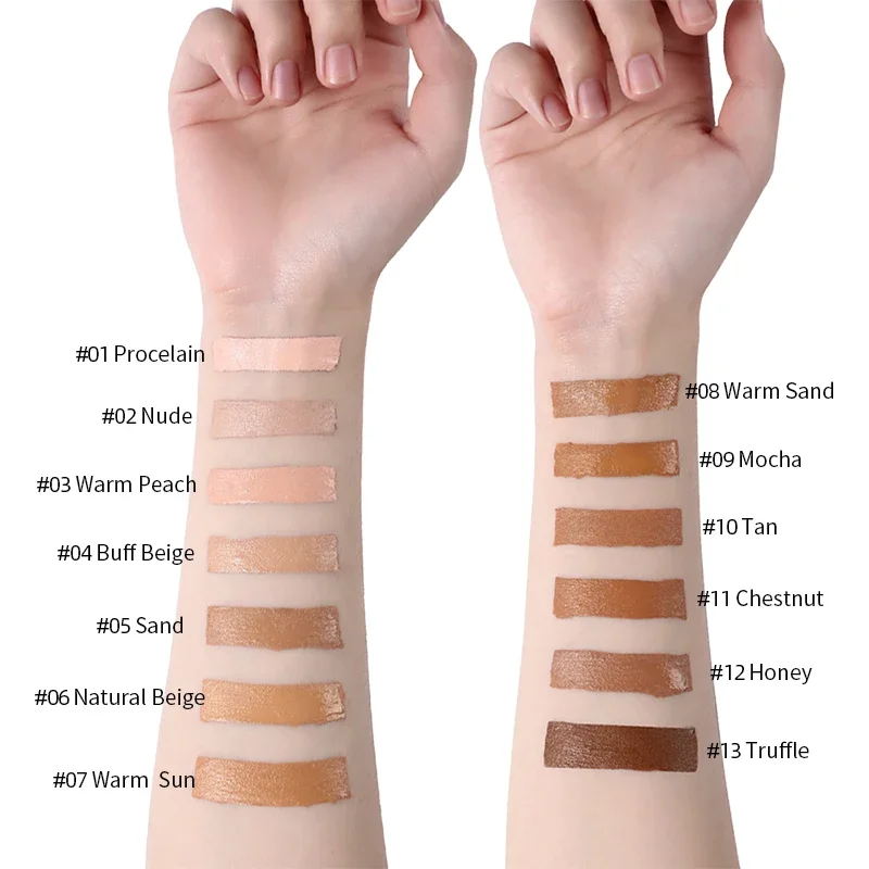 Langmanni 30ml Liquid Foundation Soft Matte Concealer 13 Colors Primer Base Professional Face Make up Corrector Cream Cosmetic