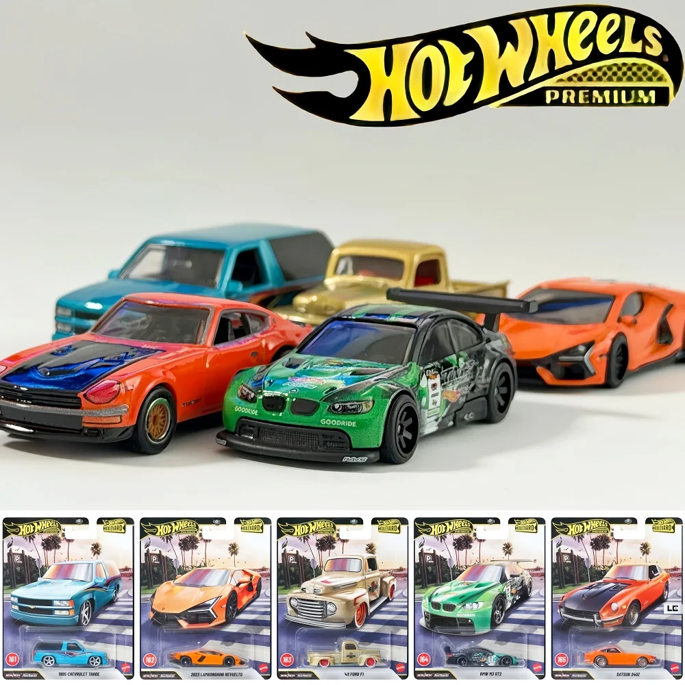 In Stock Hot Wheels Boulevard 33 Diecast Car GJT68 Bmw M3 Datsun 240z Classic Retro Sports Car Collectible Ornament Toy Car Gift