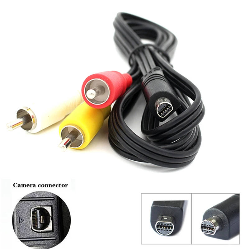 1.2m VMC-15FS RCA do 10Pin dla Sony Port A/V kabel Adapter kamery kabel do przesyłania danych kabel do Sony kamera