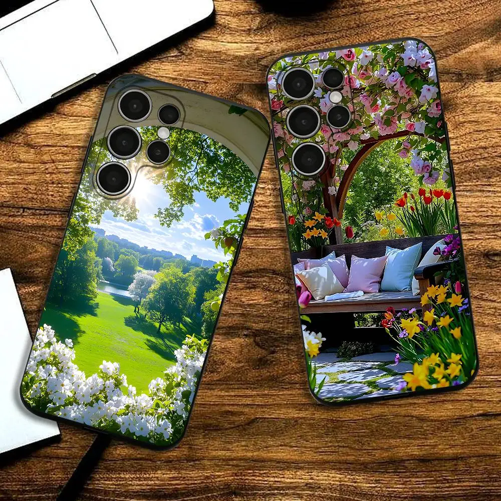 Belissima Imagem Phone Silicone Case For Samsung S24 22 20 23 21 20 Ultra Plus Lite 5G Print Cover