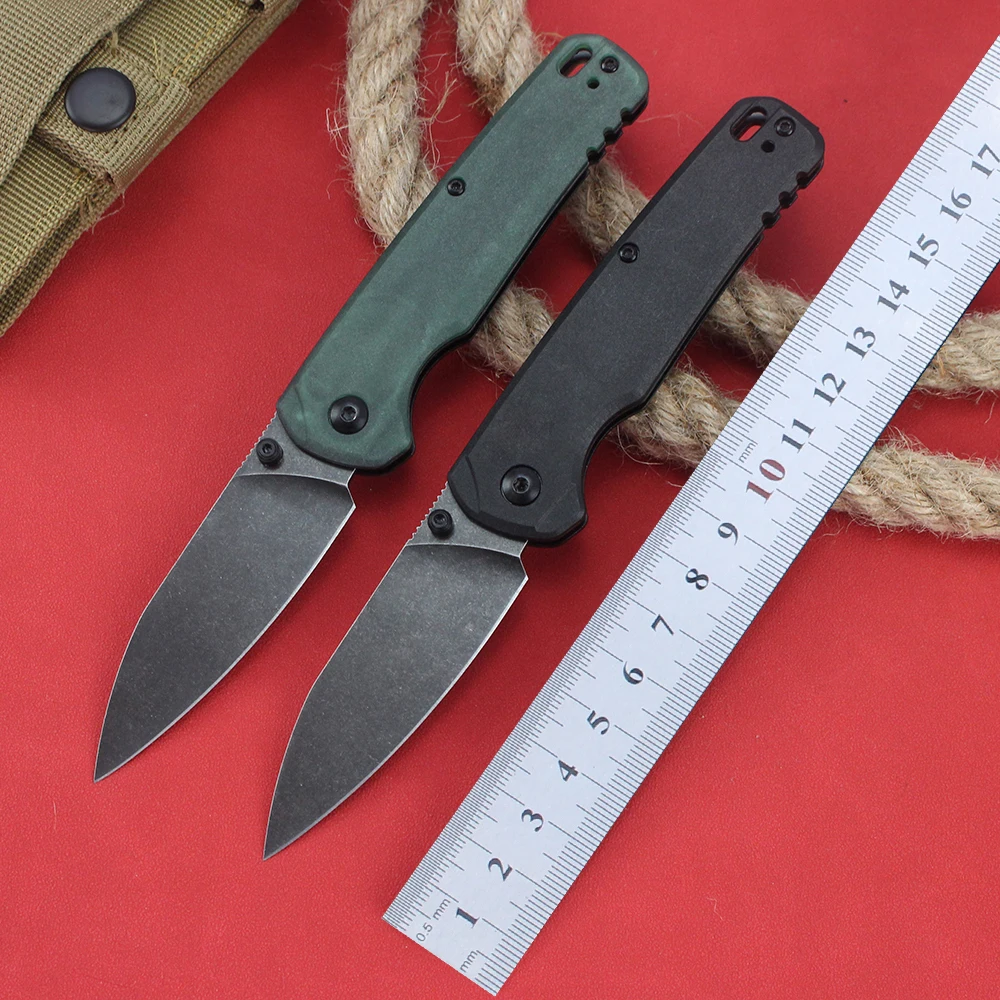 

New KS 6105 Pocket Folding Knife D2 Blade Nylon Fiber Handle Military Tactical Outdoor EDC Camping Hiking Survival Knife