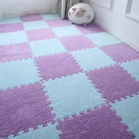 10/20Pcs Soft Plush Carpet Activities for Baby Game Carpet Kids Pad EVA Foam Children's Carpet Baby Long Hair Carpet Pad 30*1CM