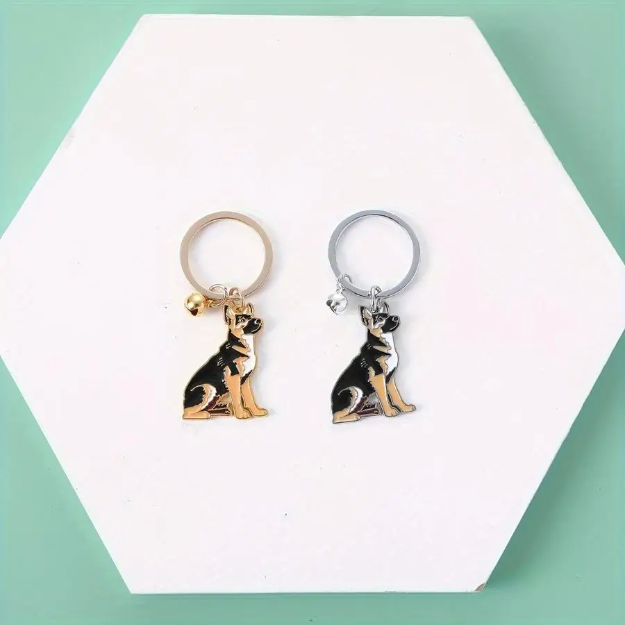 1/5/10/20/50/100pcs A Casual and Elegant Street-Style Bag Featuring a Cartoon Wolf Pet, a Small Gift Pendant for Couples, and Cr