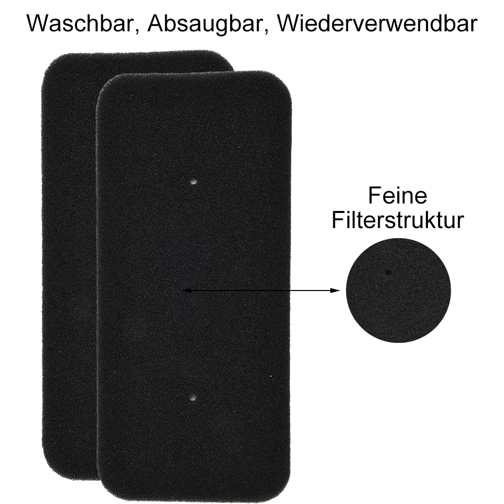 

Practical Sponge Filter For Candy Kit Parts 2PCS Reliable Repalcement Filter Fluff For Zerowatt Dryer 40006731