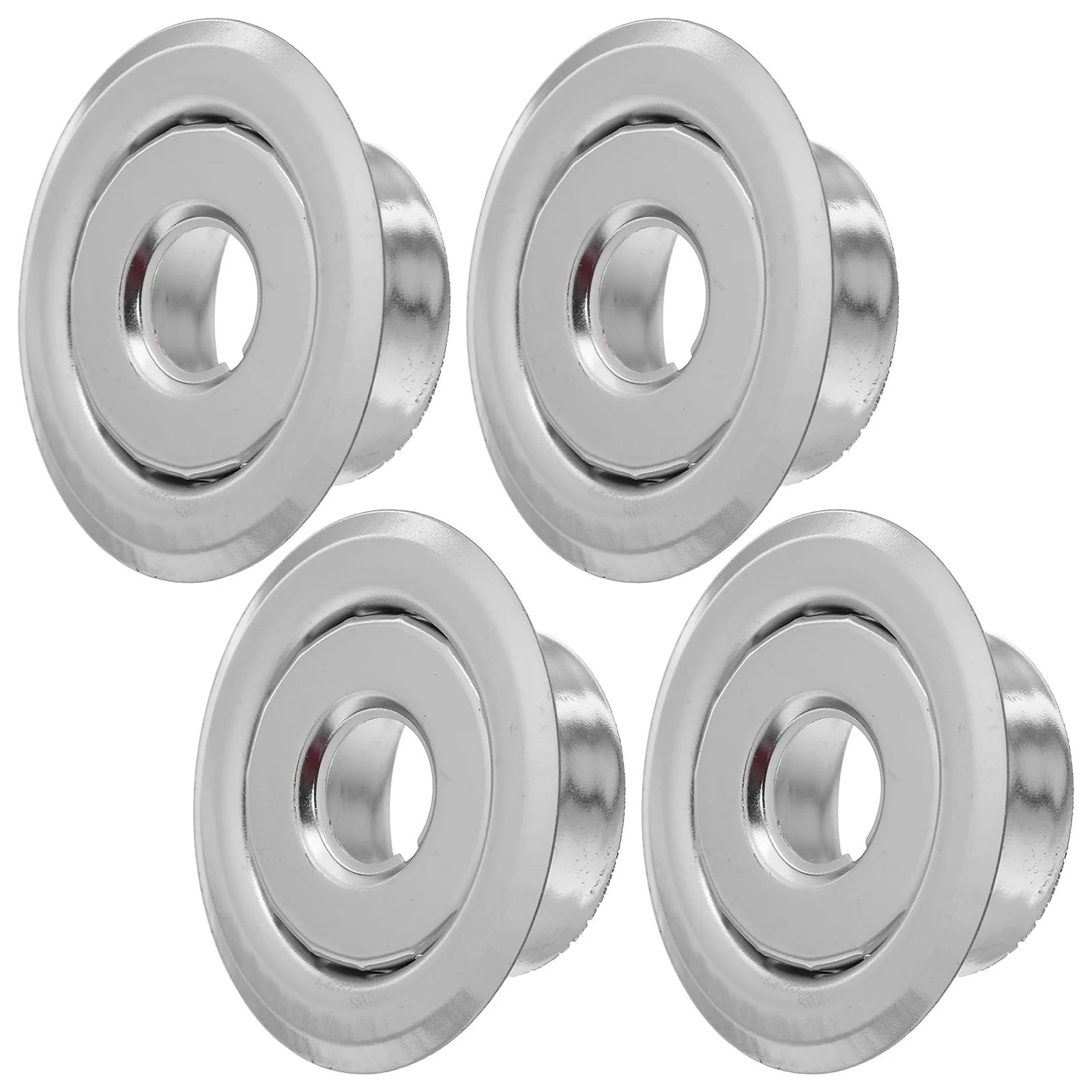 

4pcs Fire Decorative Cover Plate Recessed Escutcheon Trim Ring For Ceiling Sprinkler Heads 20Mm Hole Diameter Heat Resistant