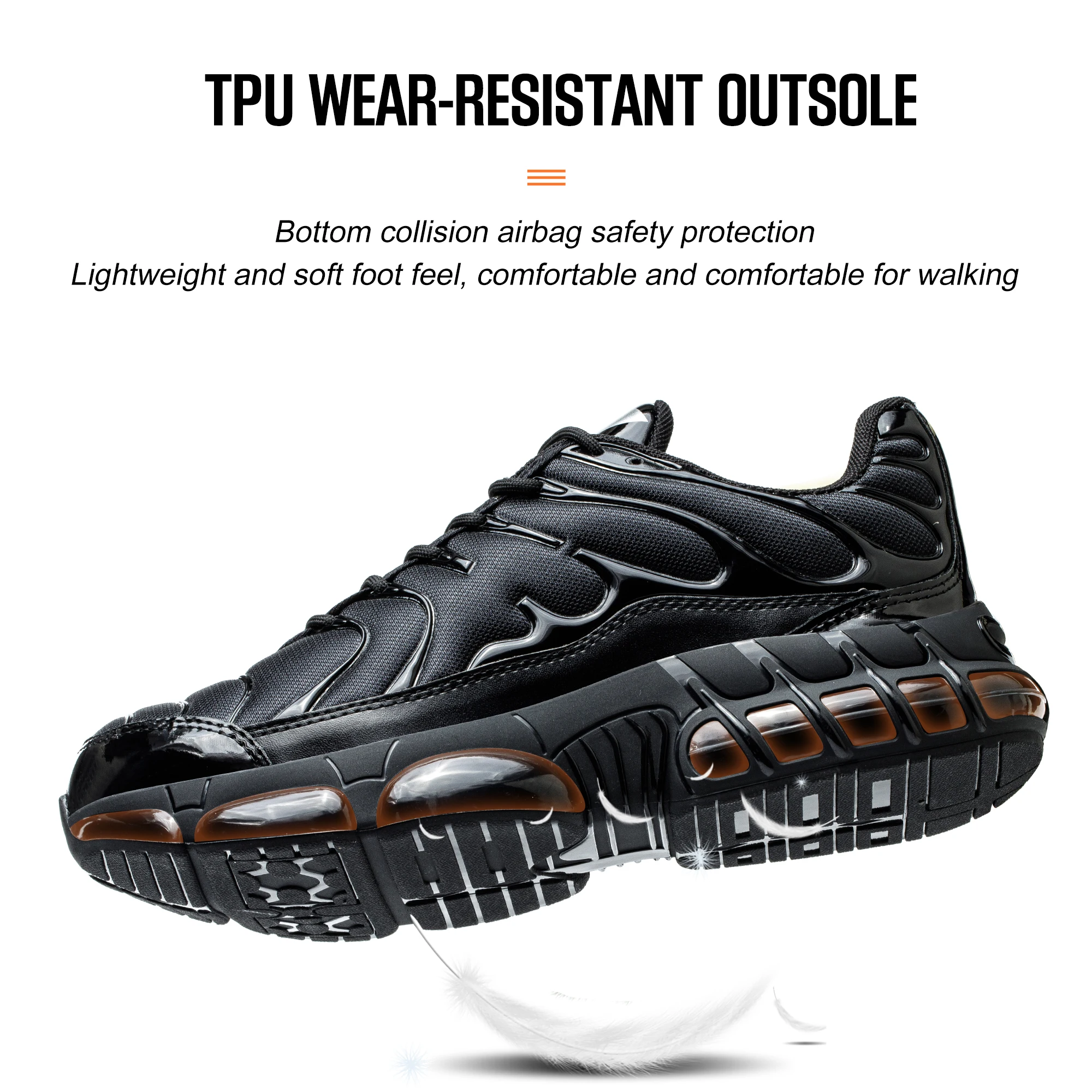 New Men Safety Shoes Anti-smash Anti-puncture Work Shoes Breathable Lightweight Work Sneakers Indestructible Women Shoes Boots