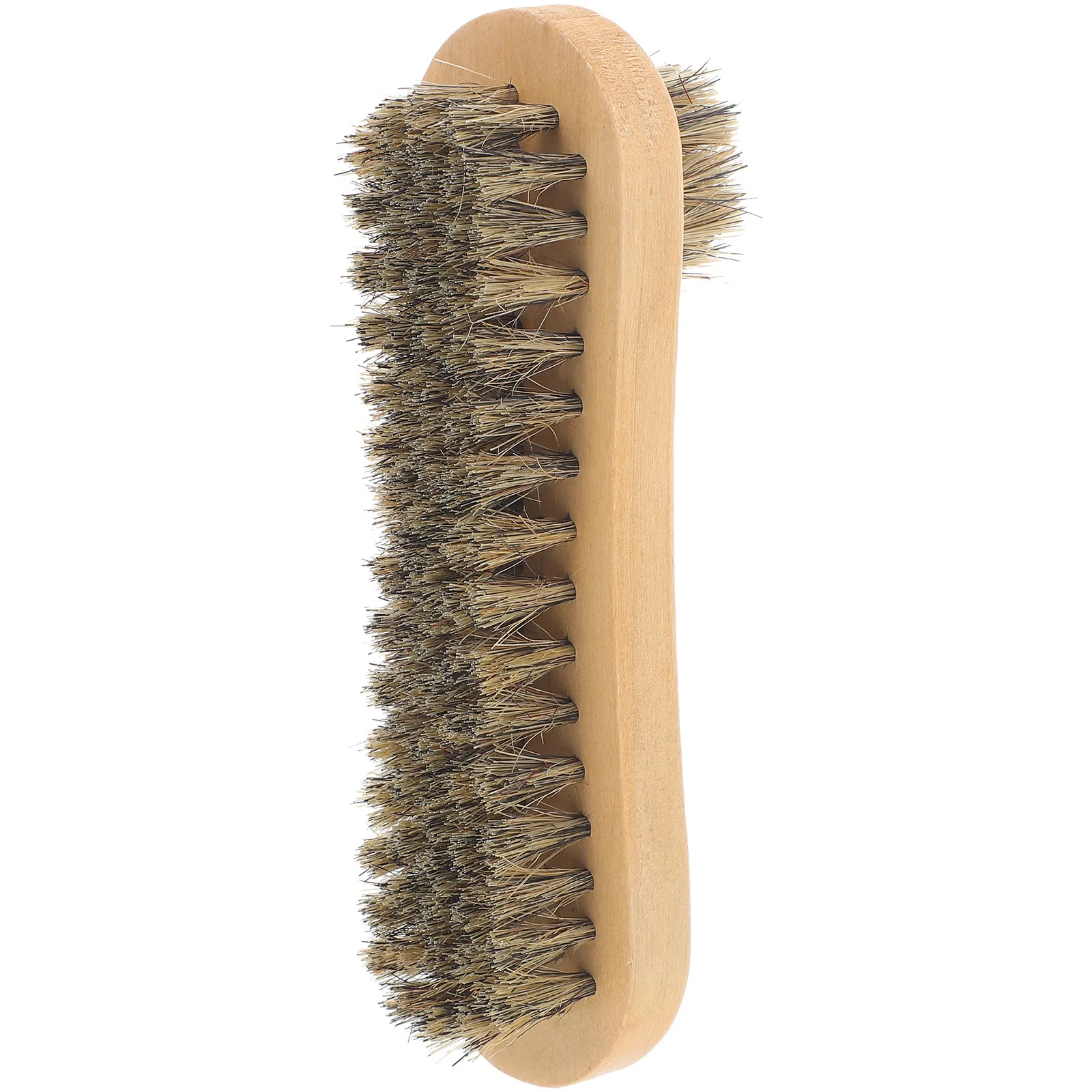 Beach Sand Brush Double-Sided Sturdy Wood Pbt Cleaning Brush for Volleyball Sand Removal Corner Groove Window Track Cleaning