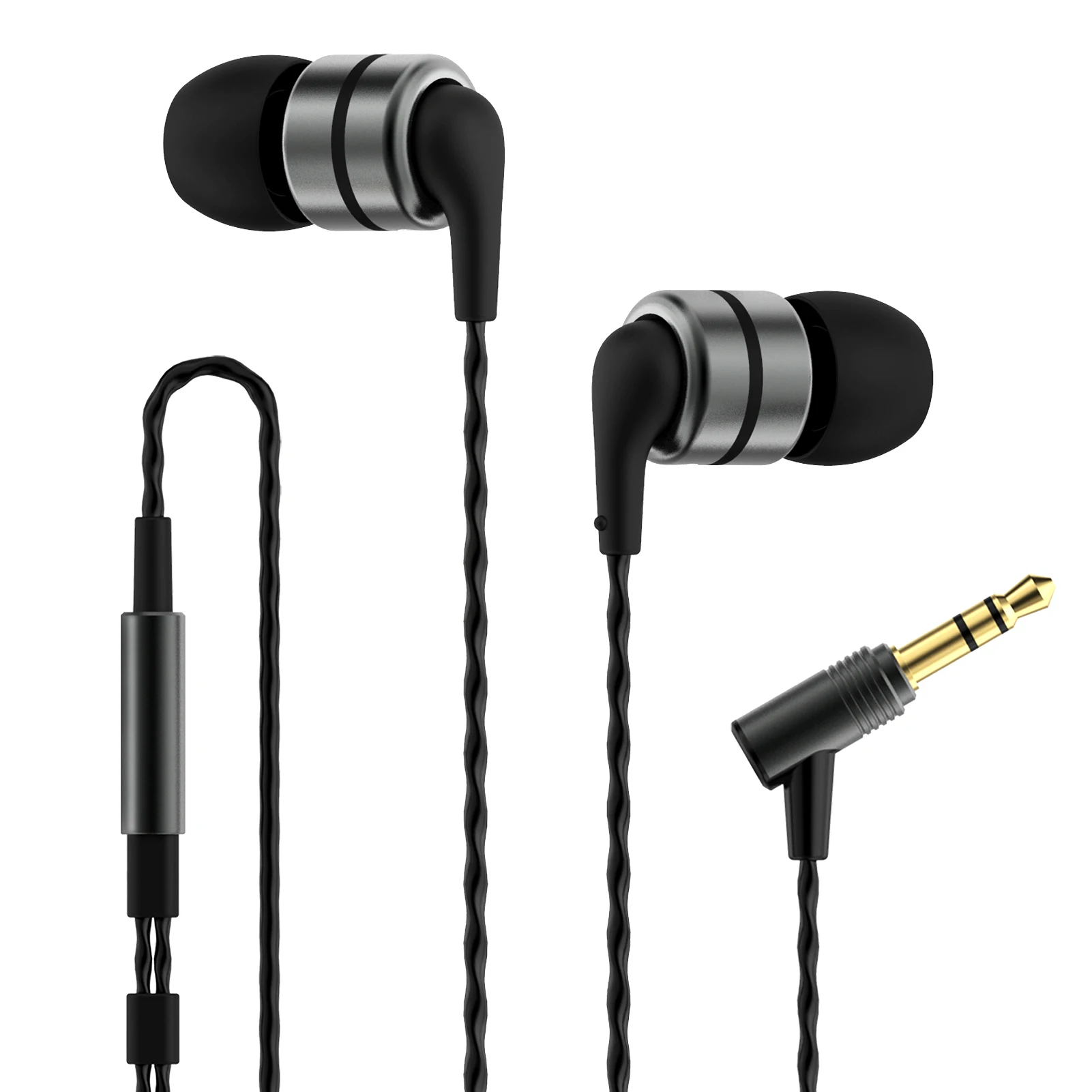 SoundMAGIC E80 Wired Earbuds No Microphone HiFi Stereo Audiophile Earphones Noise Isolating in Ear Headphones Comfortable Fit