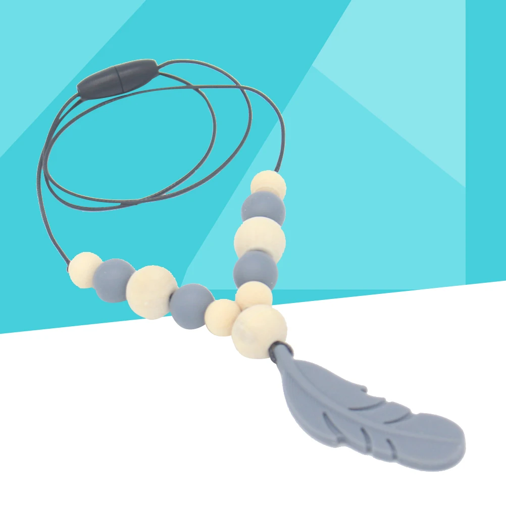 

nursing pendant teething necklace teether necklace chew toy baby teether necklace