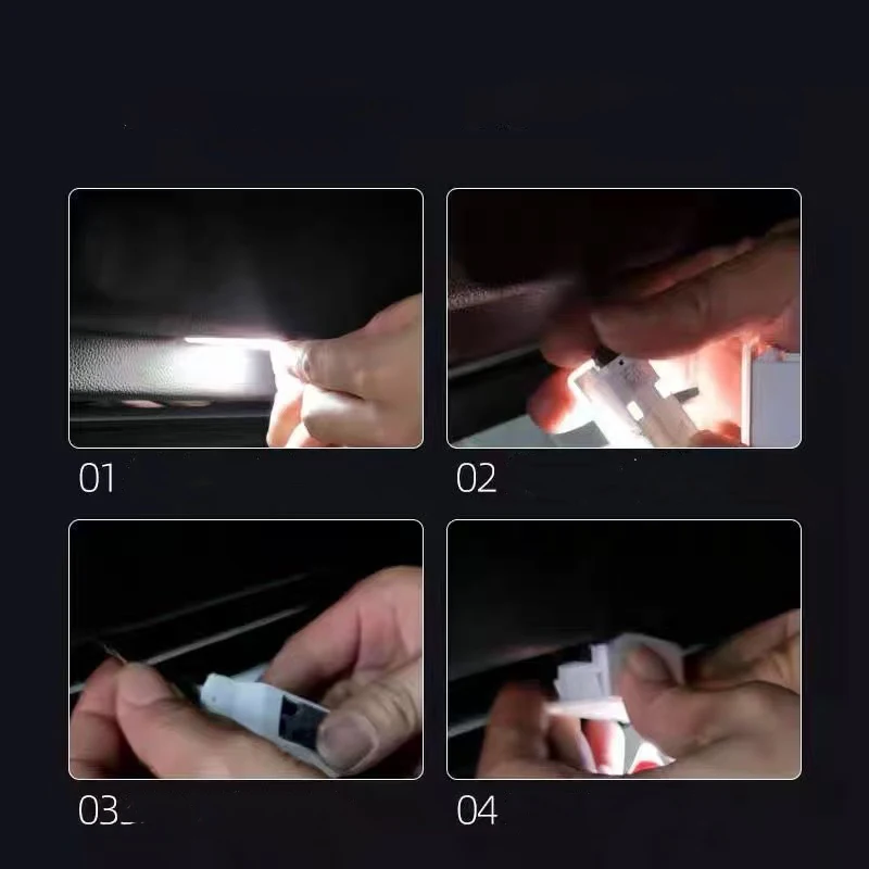 Led Car Door logo Welcome Light For Audi A4 B5 B6 B7 B8 B9 A1 A3 8V 8P 8L A6 C5 C6 C7 A5 A7 A8 Q3 Q5 Q7 TT S3 S6 Sline Quattro - view 3