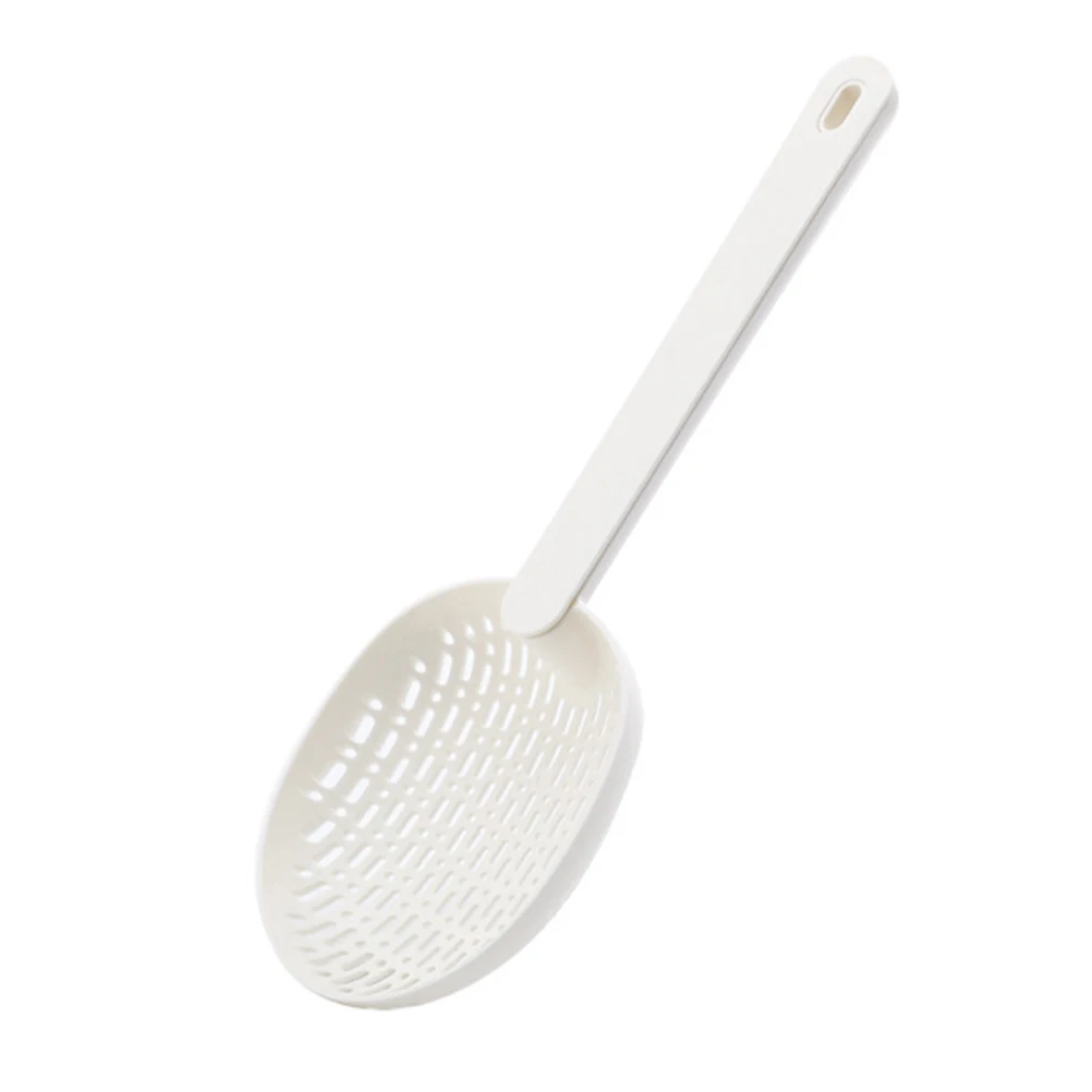 

Long Handled Spoon Noodle Strainer Skimmer Abs Pasta Colander Scoop Perforated Miss Kitchen with