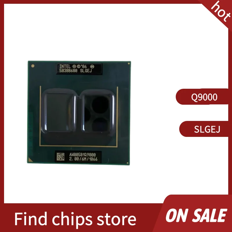 2 Quad Q9000 SLGEJ CPU Processor 2.0 GHz 6M 45W Quad-Core Quad-Thread Socket PGA