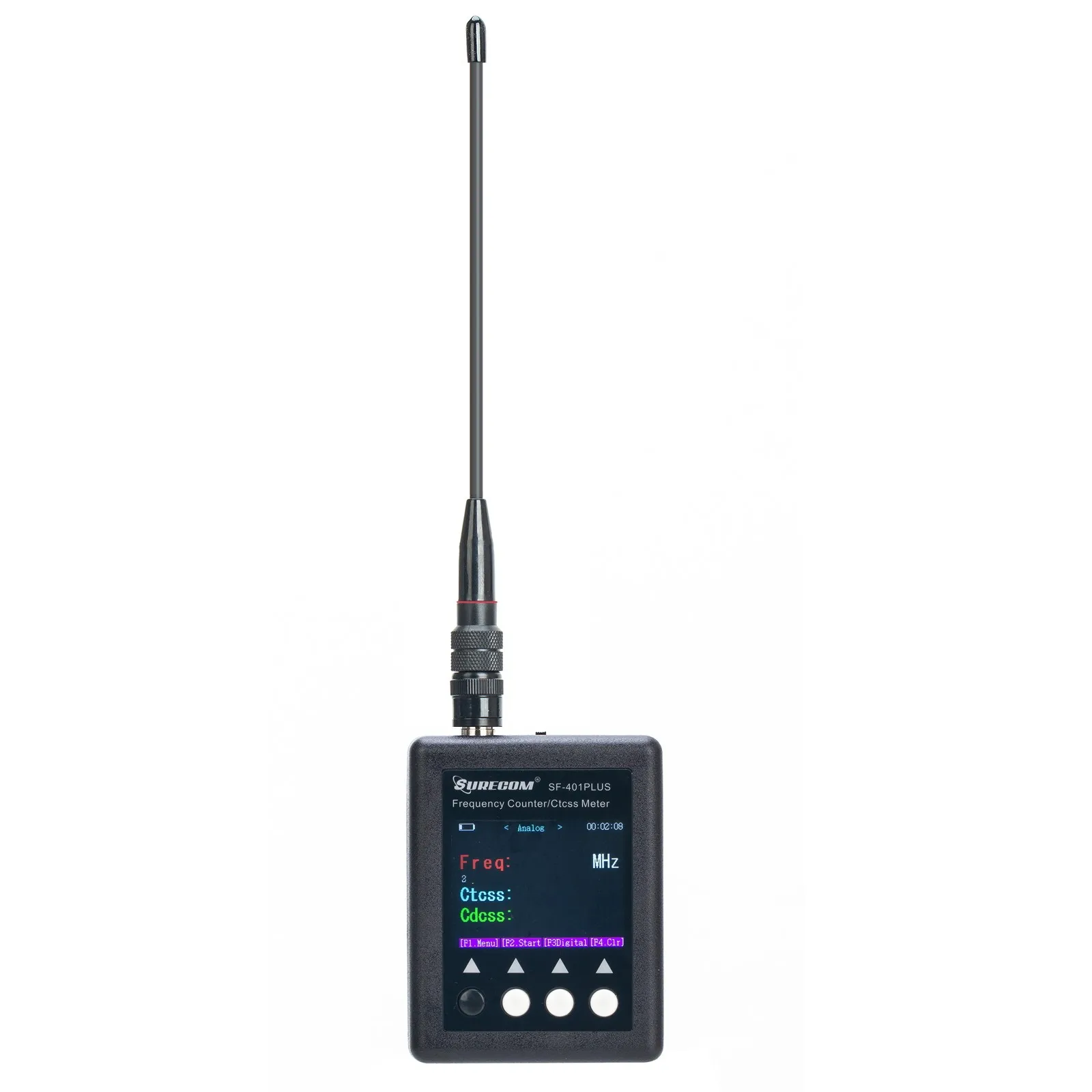 SURECOM SF401PLUS Portable Frequency Counter Meter 27MHz-3GHz CTCSS/DCS Decoder DMR Radio