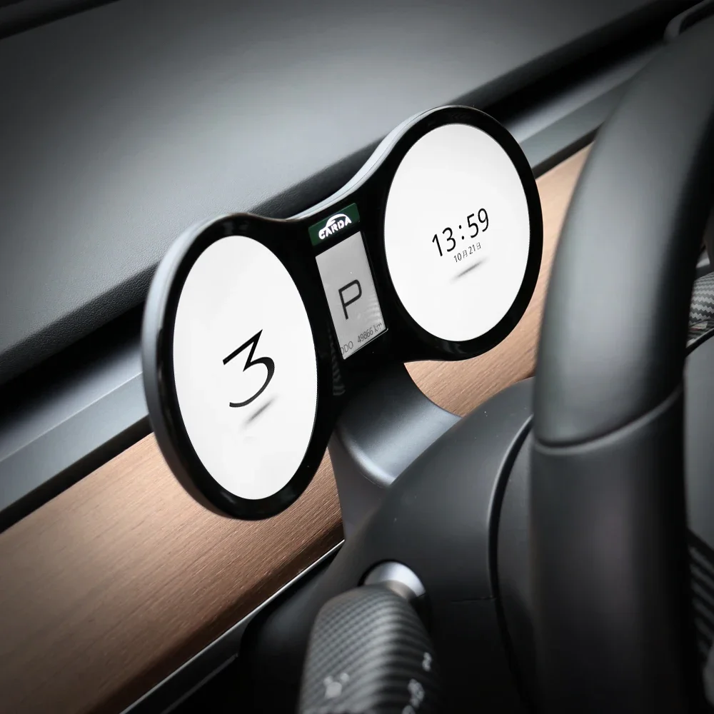 Car Center Consoles Lcd Dashboard Instrument Panel Multimedia Linux  Navigation Touch Screen Display for Tesla Model 3 Y！