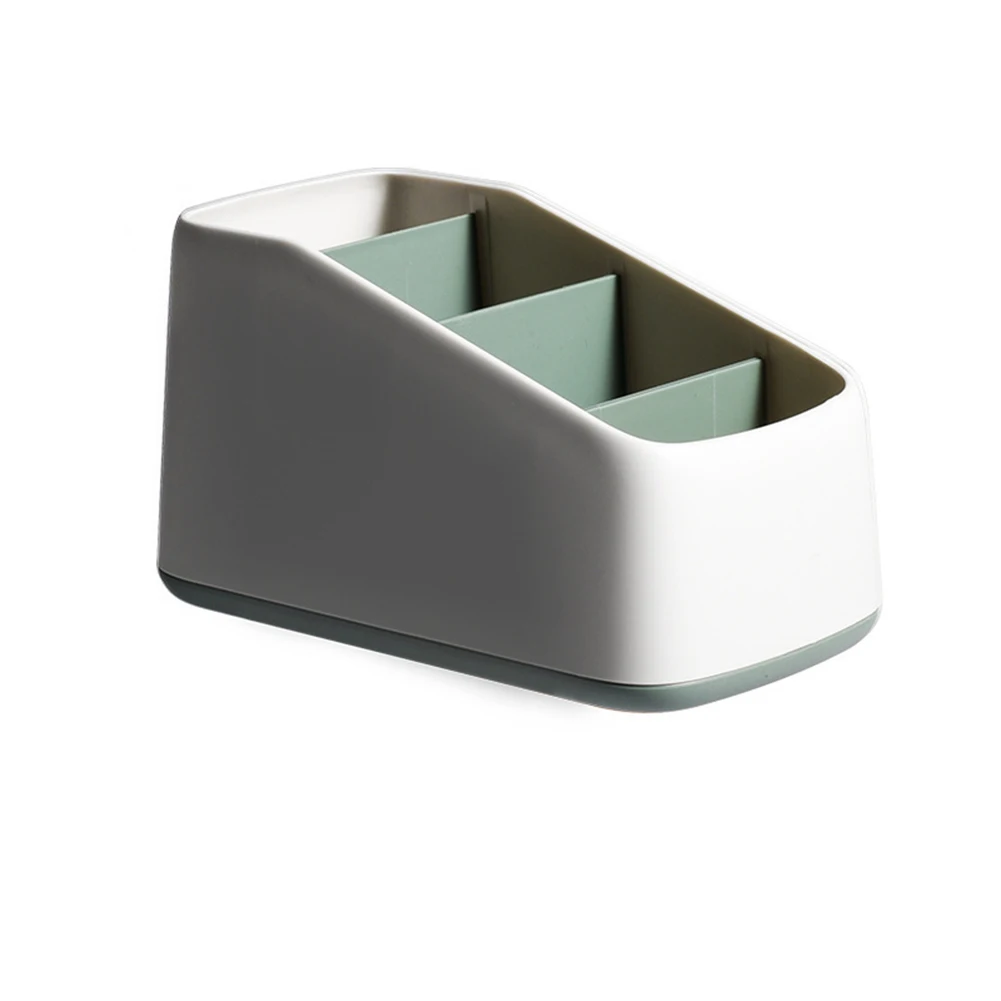 

Пластиковый держатель для хранения пульта дистанционного управления для телевизора, держатель для мобильного телефона, подставка, моющиеся коробки для хранения домашнего офиса, настольный чехол для хранения