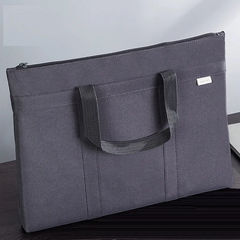 Datei Tasche Reiß verschluss Stil Computer Aktentasche Geschäft minimalist ische Datei Paket Produktion Inspektion Daten Aufbewahrung tasche Handheld groß