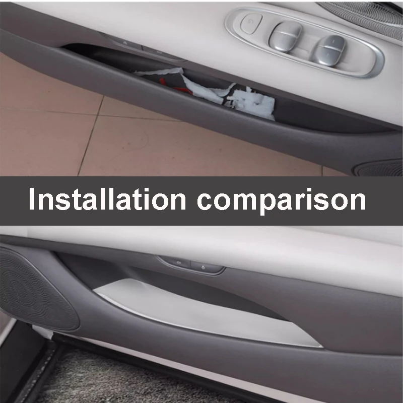 Custom Fit For IM Motors IM5 L6 2024 - 2026 Car Door Groove Silicone Pad Waterproof Anti-Dirty Storage Liner Auto Interior Parts