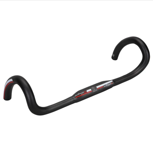 New Balugoe All Carbon Fiber Road Bicycle Crank Handle Sports Car Crank Carbon Fiber Handlebar Outer Routing