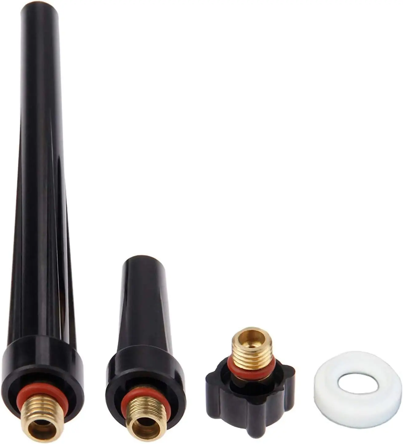 37 pieces TIG Welding Torch Gas Lens Kit accessories for DB SR WP 9 20 25 Tig welding torch with #10 cup + aluminum nozzle + chu