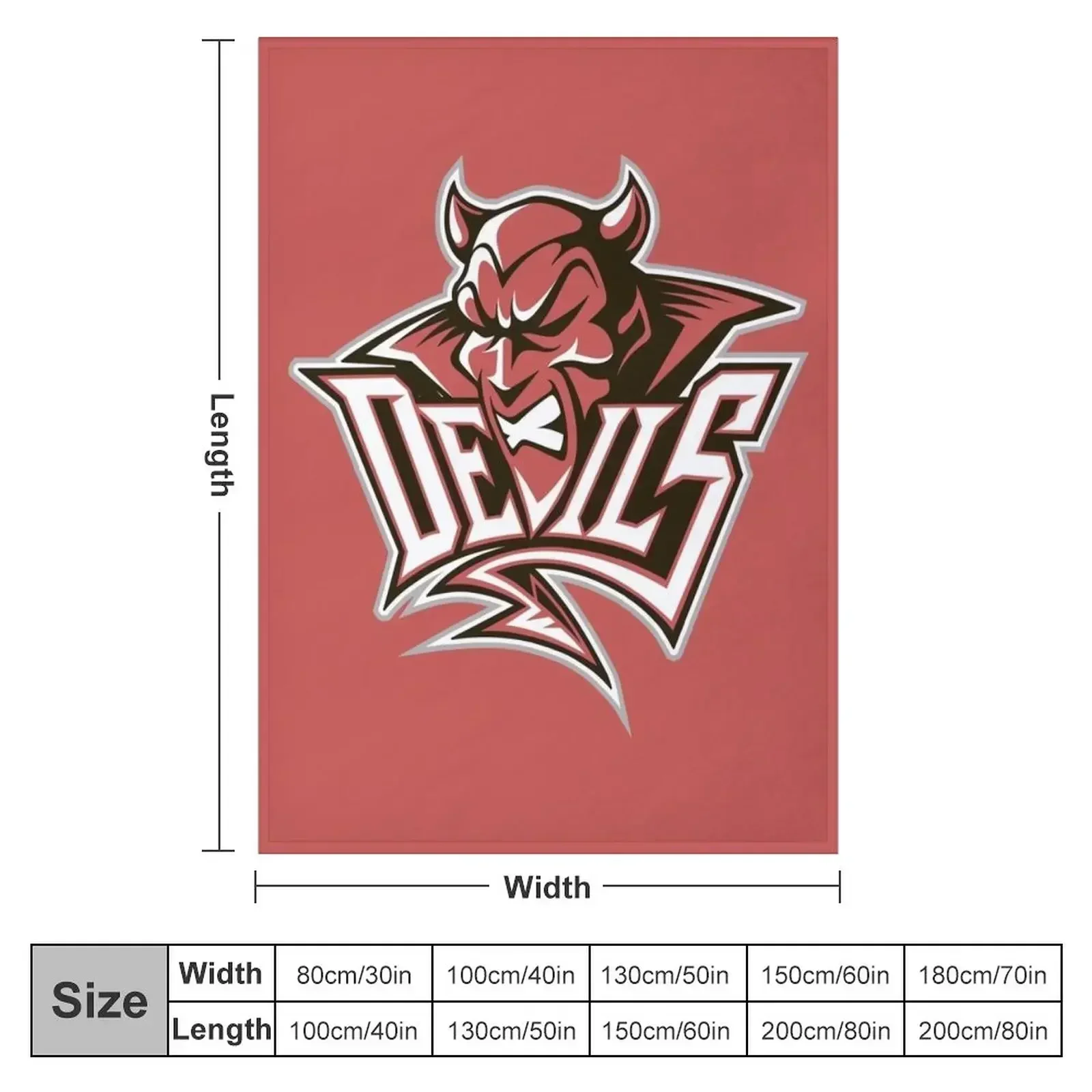 Cardiff Devils Throw Blanket Thin Soft Plush Plaid Blankets