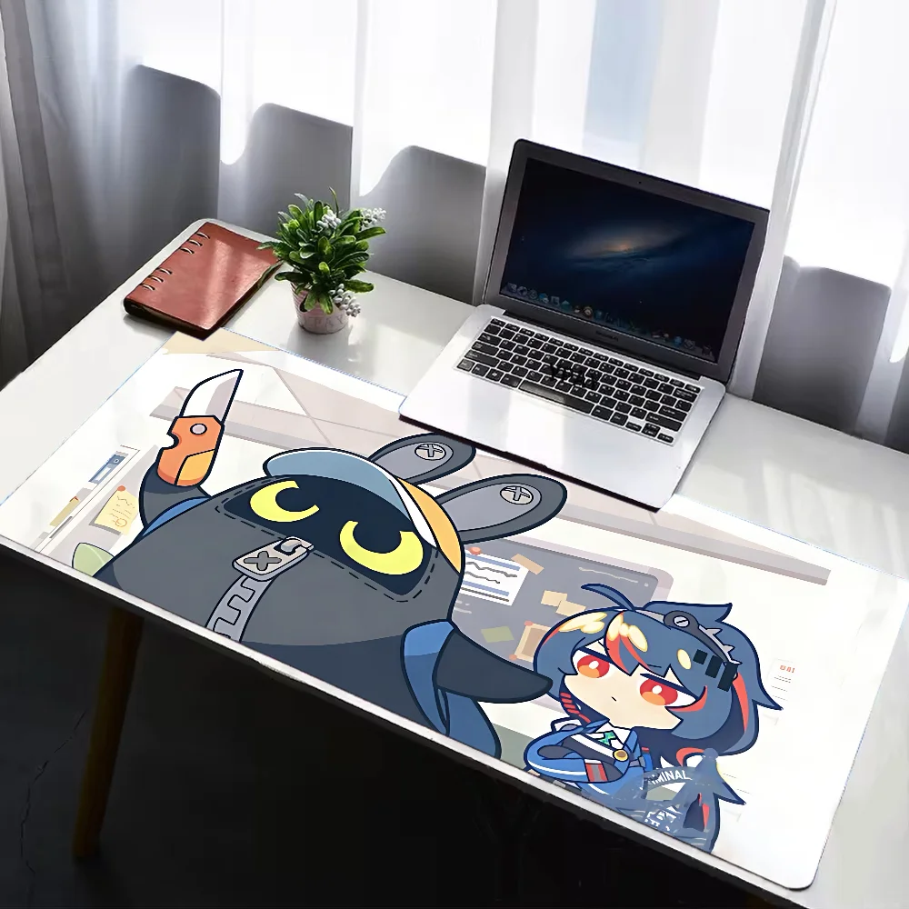 

Zenless Z-Zones-Zeros-ZZZ Bangboo Mousepad Mouse Pad Laptop Gaming Accessories Mousepad Large Desk Mat Computer Gamer Keyboard R